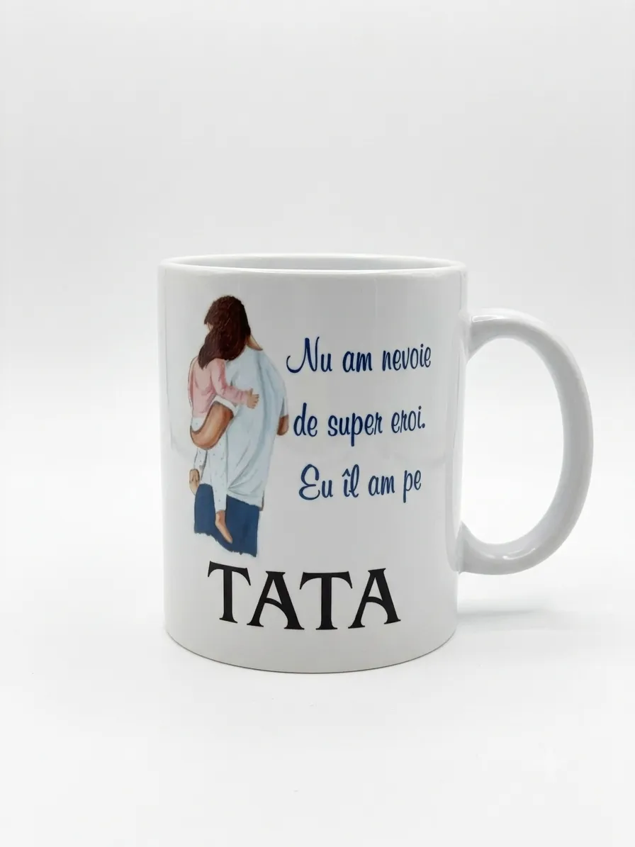 Cană Personalizată Tata — Brisz Print