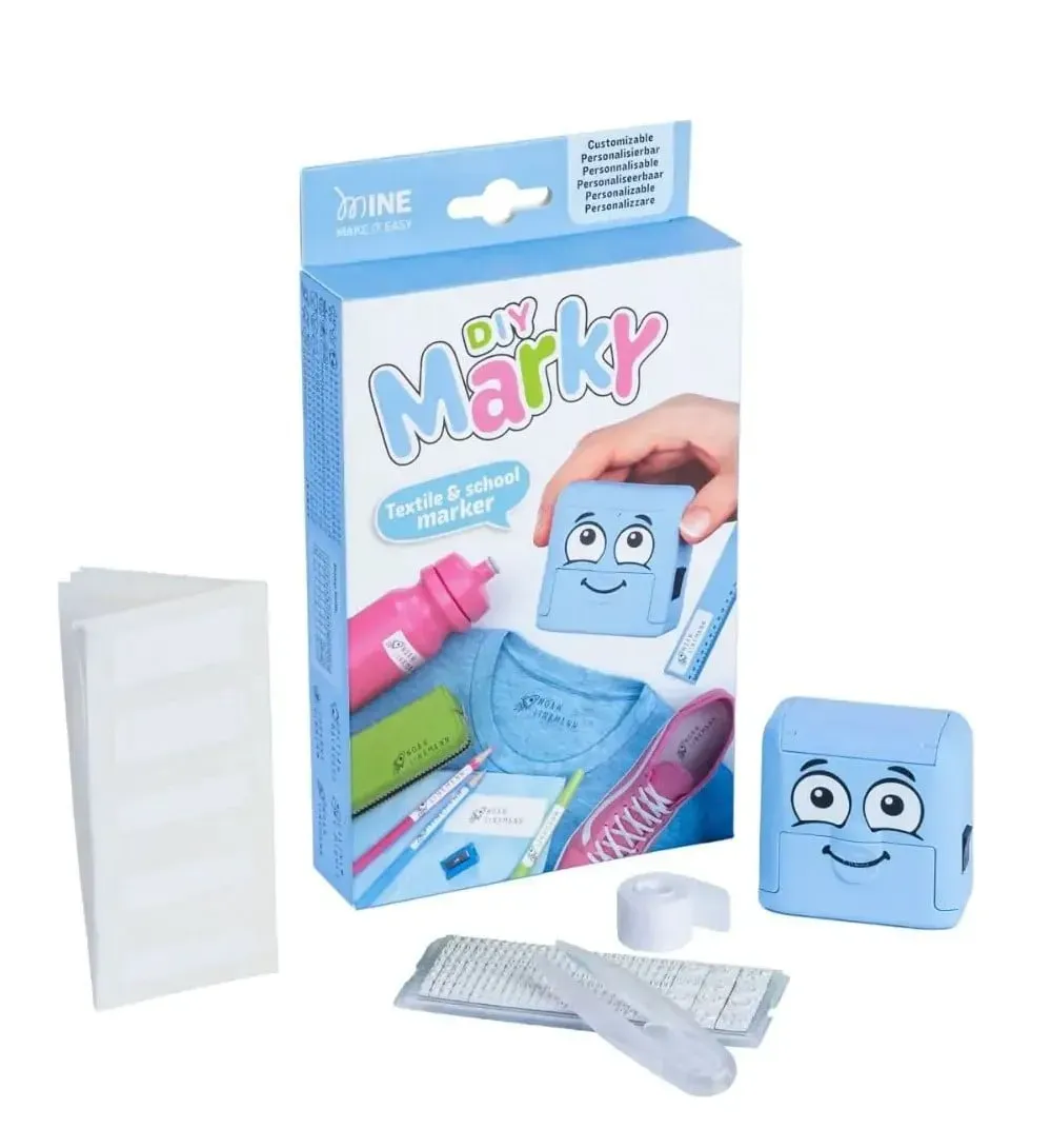 DIY Marky Textile & School Marker Set Albastru — Brisz Print