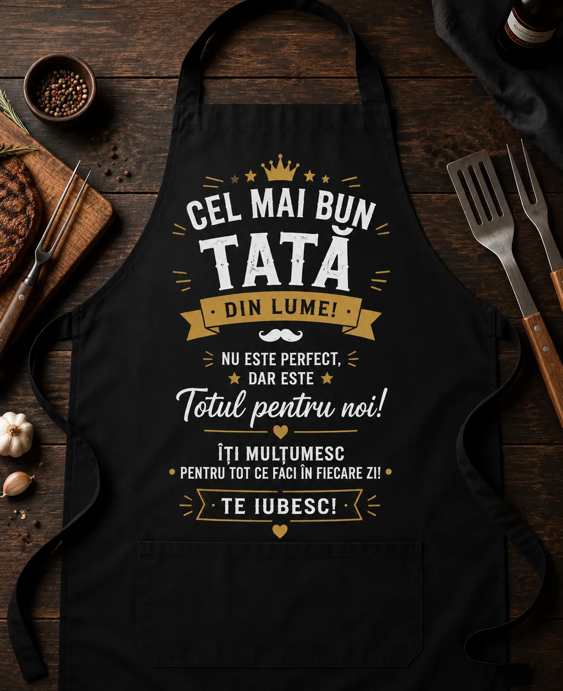 Șorț personalizat pentru tata — Brisz Print